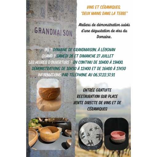 Vins et céramiques, "Deux mains dans la terre"